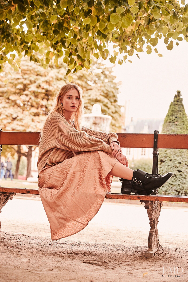Camilla Forchhammer Christensen featured in  the Rowie the Label advertisement for Autumn/Winter 2020