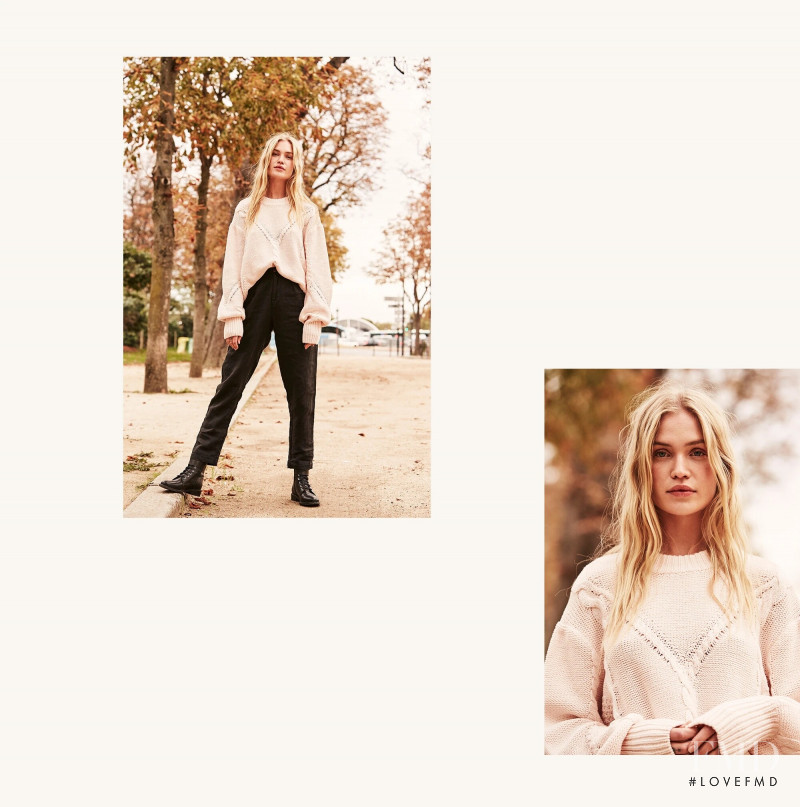 Camilla Forchhammer Christensen featured in  the Rowie the Label advertisement for Autumn/Winter 2020