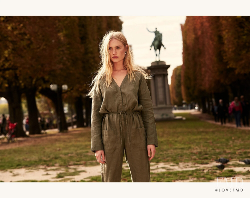 Camilla Forchhammer Christensen featured in  the Rowie the Label advertisement for Autumn/Winter 2020