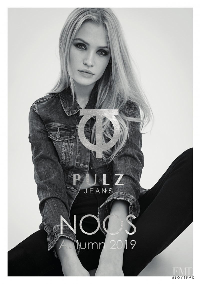 Camilla Forchhammer Christensen featured in  the Pulz Jeans NOOS lookbook for Spring 2019