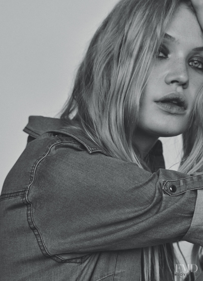 Camilla Forchhammer Christensen featured in  the Pulz Jeans NOOS lookbook for Spring 2019