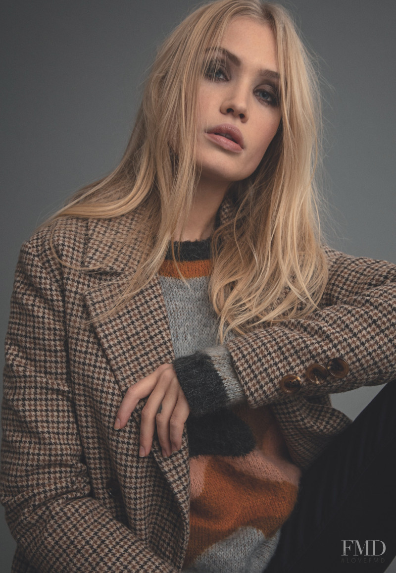 Camilla Forchhammer Christensen featured in  the Pulz Jeans Autumn Opening advertisement for Fall 2019