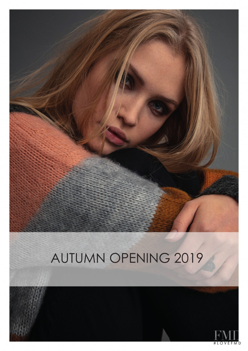 Camilla Forchhammer Christensen featured in  the Pulz Jeans Autumn Opening advertisement for Fall 2019