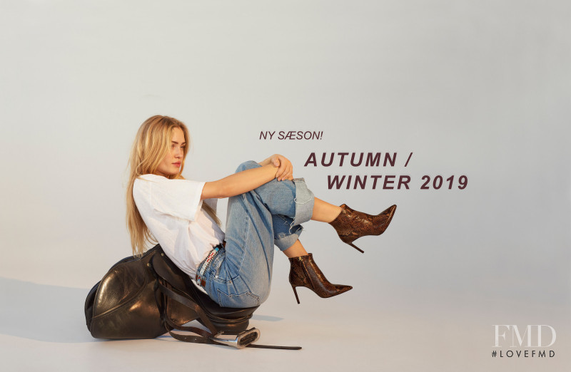 Camilla Forchhammer Christensen featured in  the Billi Bi Copenhagen advertisement for Autumn/Winter 2019