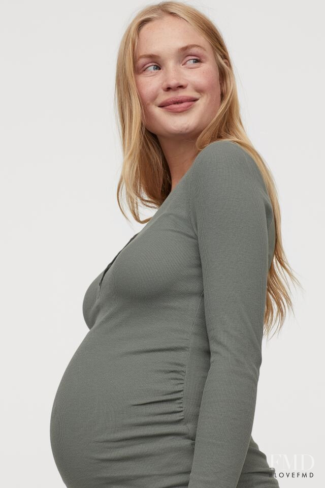 Camilla Forchhammer Christensen featured in  the H&M Maternity Wear catalogue for Autumn/Winter 2020