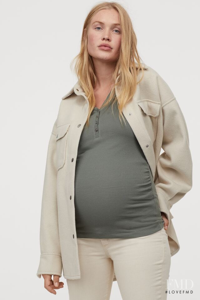 Camilla Forchhammer Christensen featured in  the H&M Maternity Wear catalogue for Autumn/Winter 2020