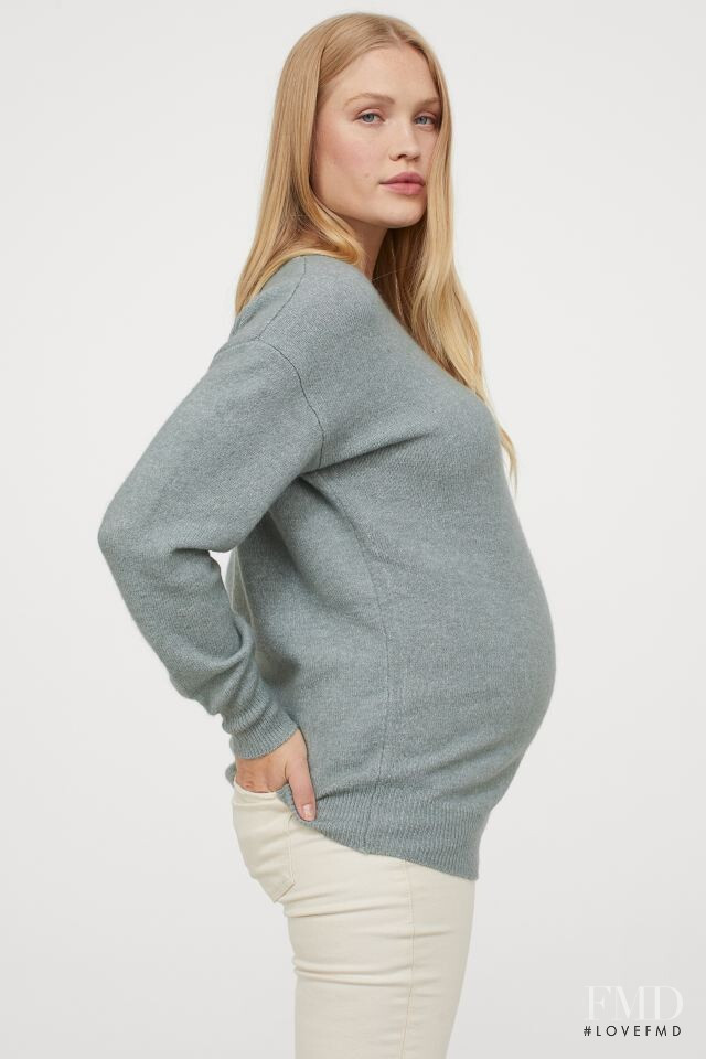 Camilla Forchhammer Christensen featured in  the H&M Maternity Wear catalogue for Autumn/Winter 2020