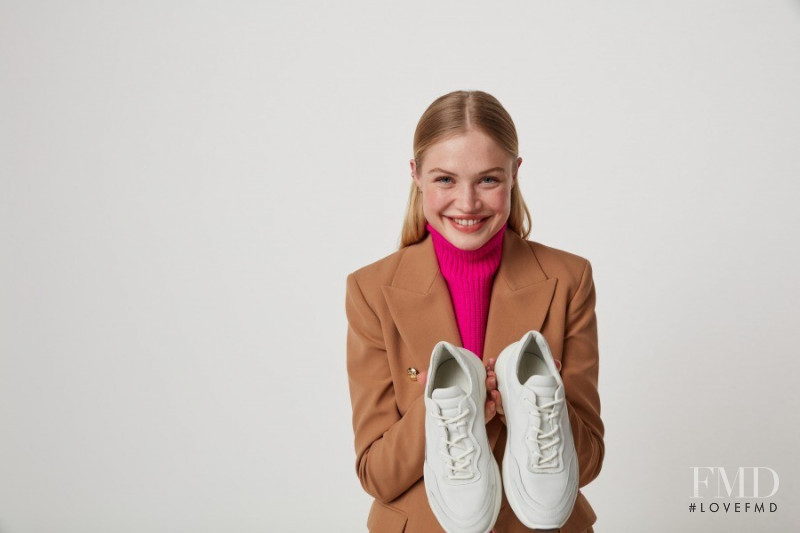 Camilla Forchhammer Christensen featured in  the ecco Chunky Sneakers advertisement for Autumn/Winter 2020