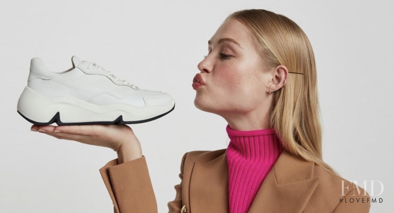 Camilla Forchhammer Christensen featured in  the ecco Chunky Sneakers advertisement for Autumn/Winter 2020