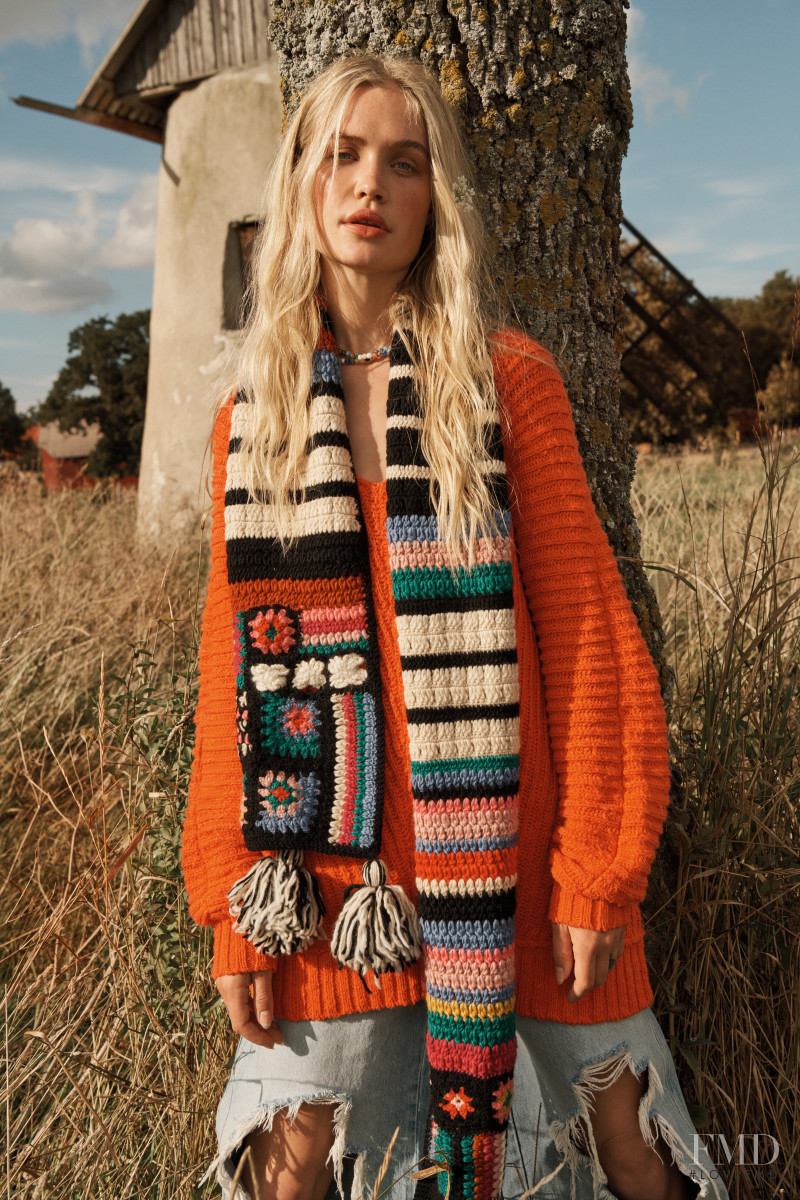 Camilla Forchhammer Christensen featured in  the Free People lookbook for Winter 2021