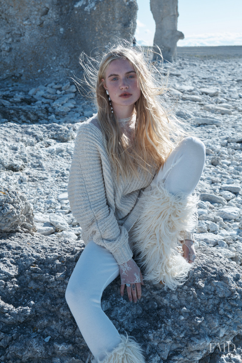 Camilla Forchhammer Christensen featured in  the Free People lookbook for Winter 2021