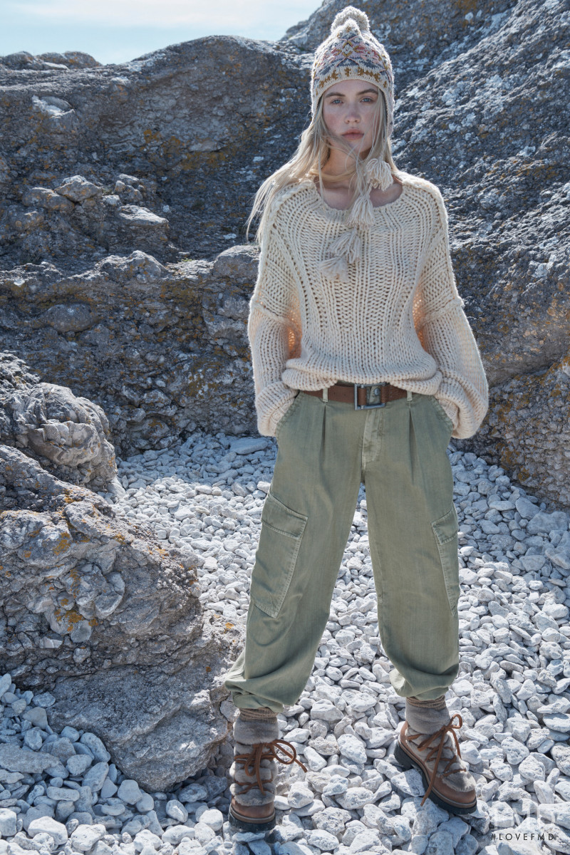 Camilla Forchhammer Christensen featured in  the Free People lookbook for Winter 2021