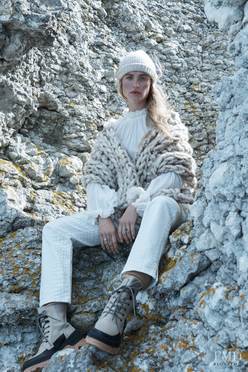 Camilla Forchhammer Christensen featured in  the Free People lookbook for Winter 2021