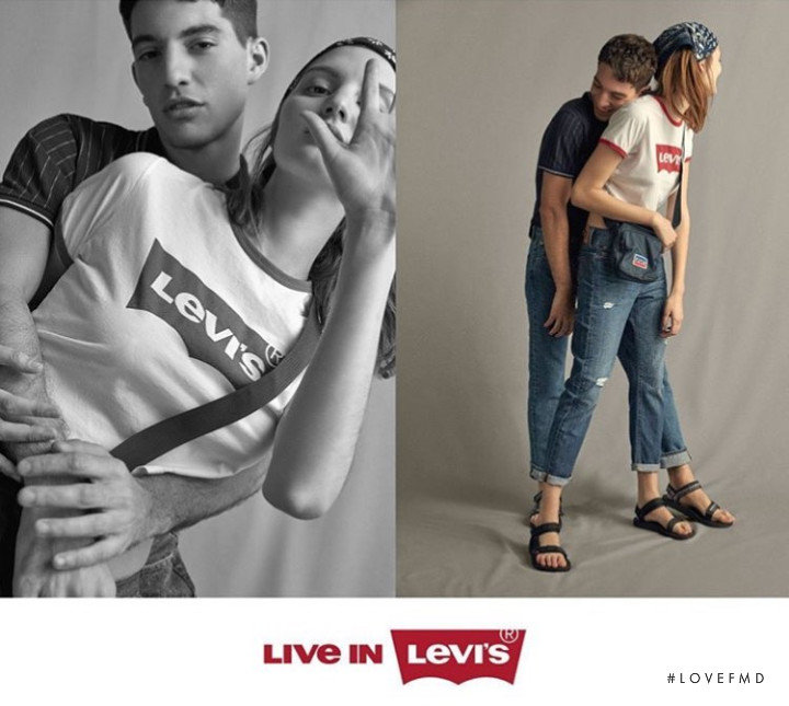 Maria Cosima featured in  the Levi’s advertisement for Spring/Summer 2021