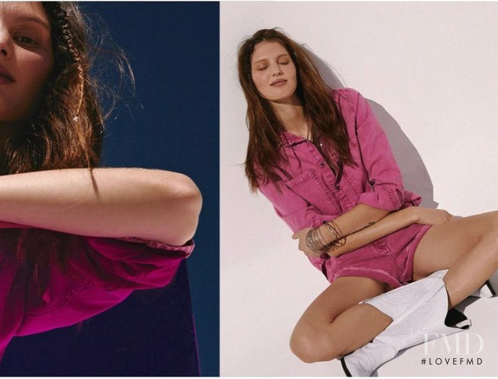 Maria Cosima featured in  the System Basic lookbook for Spring/Summer 2020