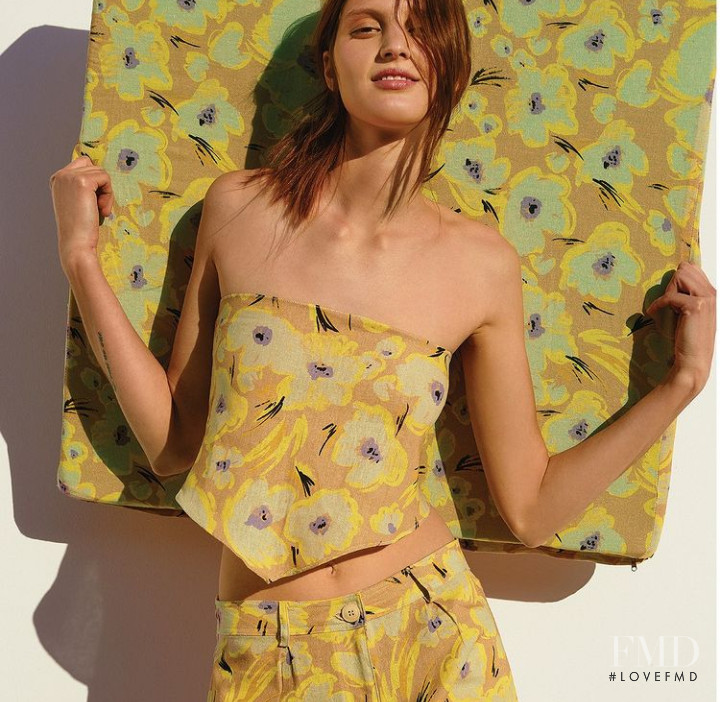 Maria Cosima featured in  the System Basic lookbook for Spring/Summer 2020