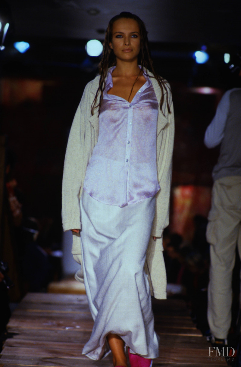 Ljupka Gojic featured in  the Paul Costelloe fashion show for Spring/Summer 2000