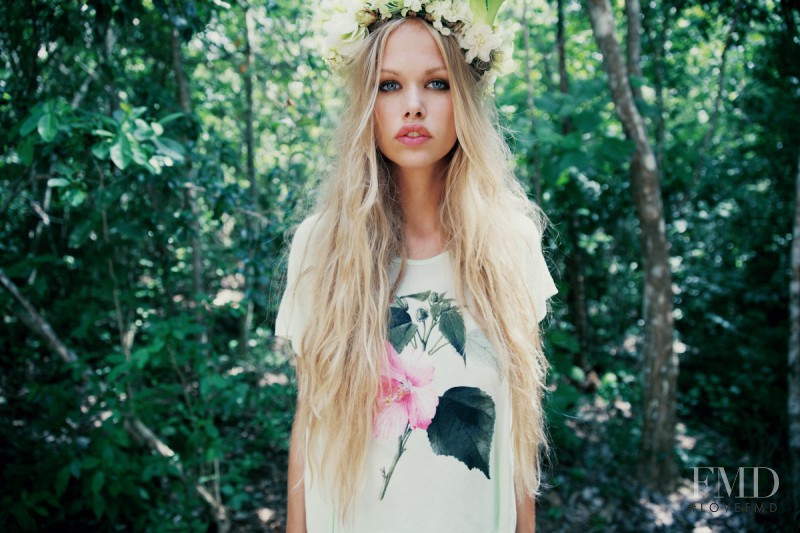 Emma Stern Nielsen featured in  the Wildfox Lagoon catalogue for Autumn/Winter 2013