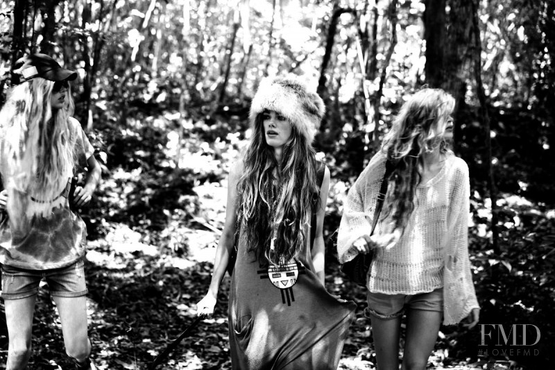 Emma Stern Nielsen featured in  the Wildfox Lagoon catalogue for Autumn/Winter 2013