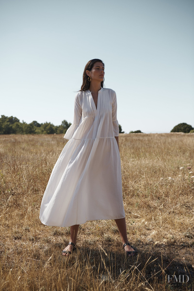 Monika Cima featured in  the Evarae advertisement for Spring/Summer 2020