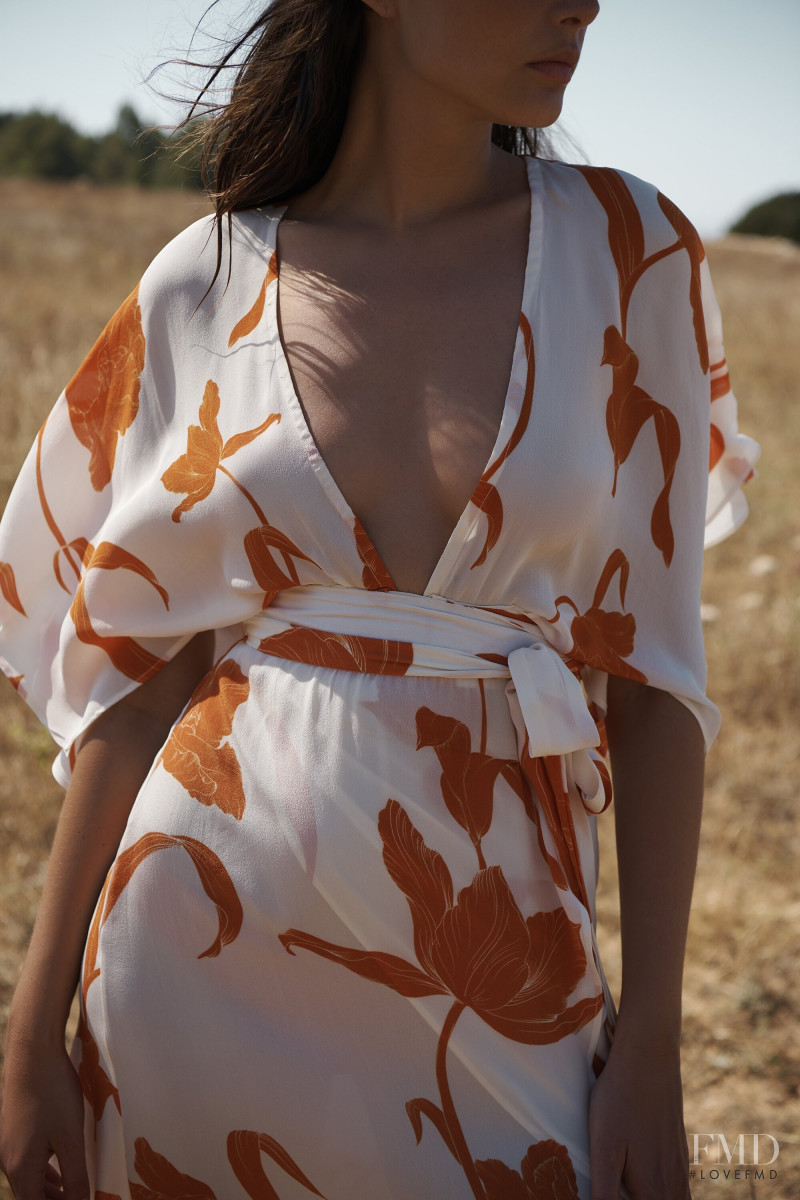 Monika Cima featured in  the Evarae advertisement for Spring/Summer 2020