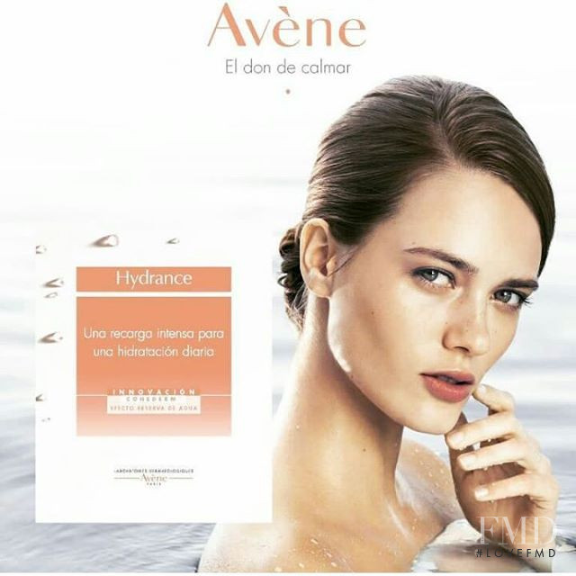 Joy van der Eecken featured in  the Avene advertisement for Autumn/Winter 2017