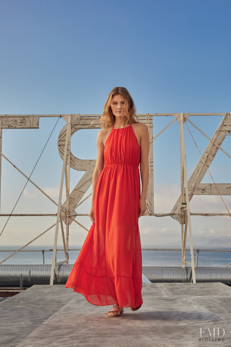 Constance Jablonski featured in  the Etam lookbook for Spring/Summer 2020