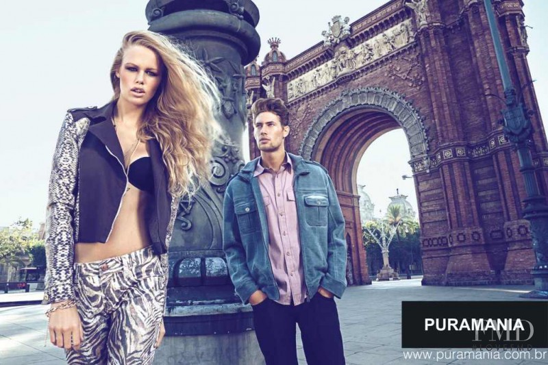 Emma Stern Nielsen featured in  the Puramania advertisement for Winter 2014