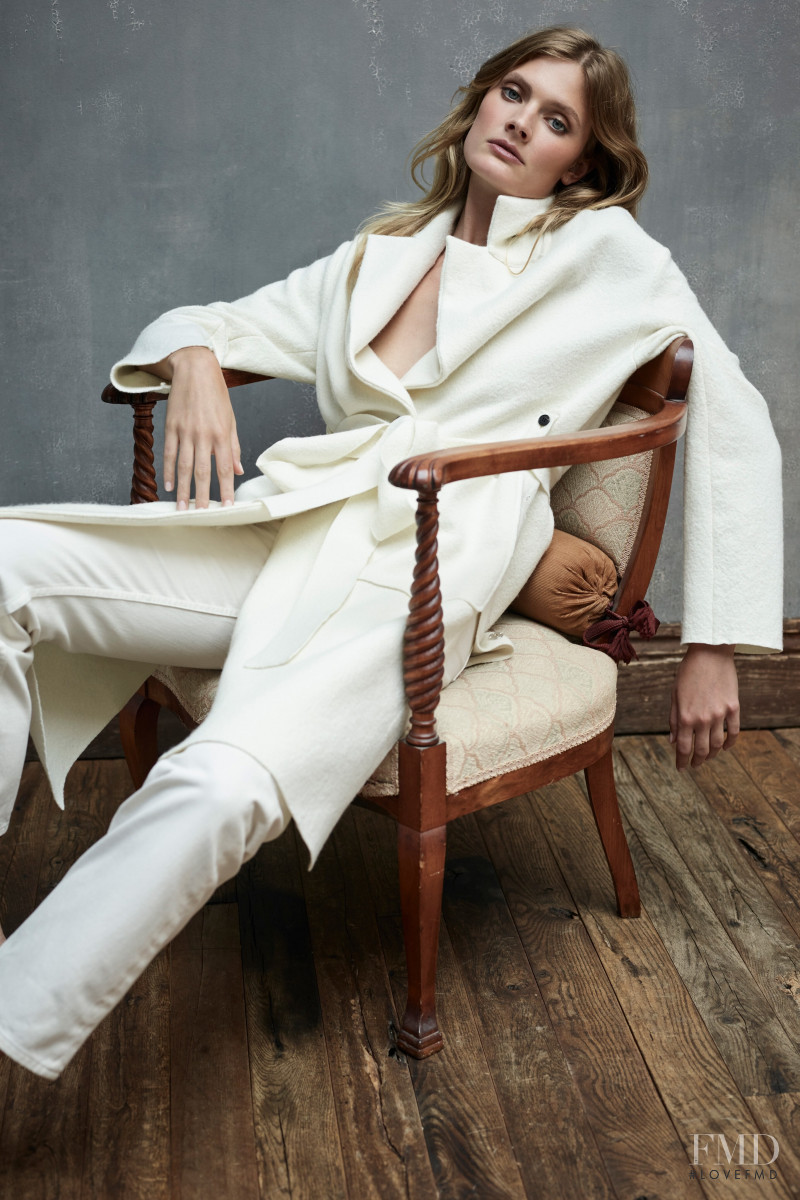Constance Jablonski featured in  the Brock Collection lookbook for Resort 2020
