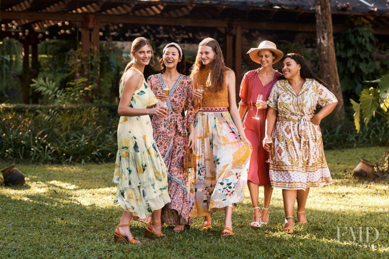 Constance Jablonski featured in  the Anthropologie lookbook for Spring 2019