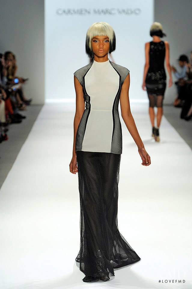 Carmen Marc Valvo fashion show for Spring/Summer 2014