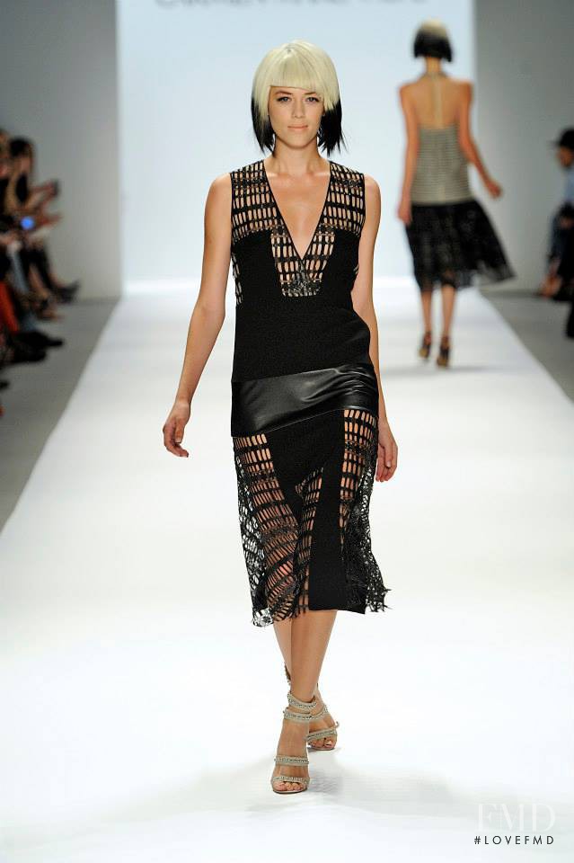 Carmen Marc Valvo fashion show for Spring/Summer 2014