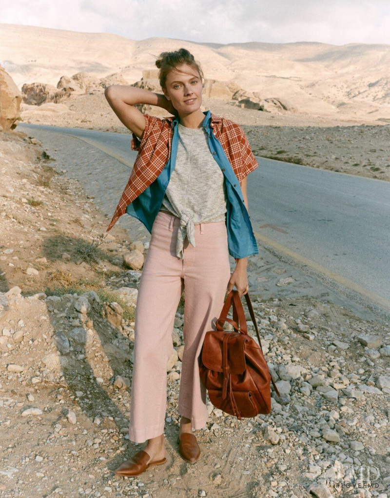 Constance Jablonski featured in  the Madewell Looks We Love lookbook for Spring 2019