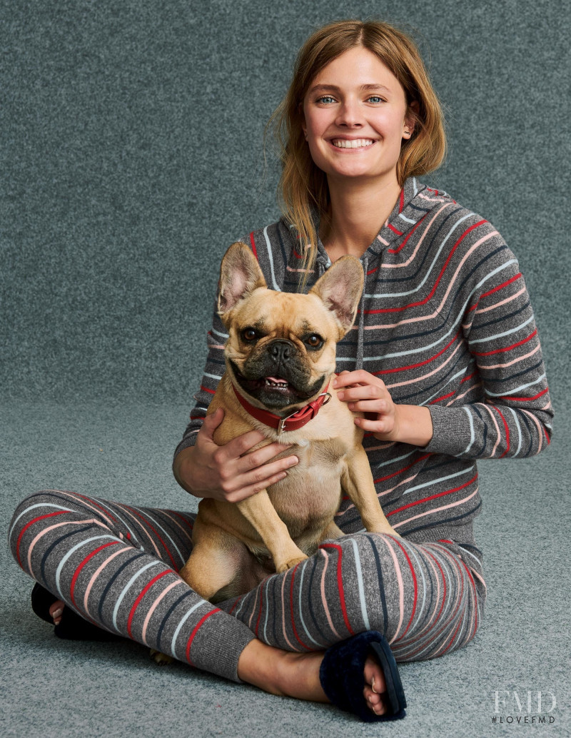 Constance Jablonski featured in  the Boden catalogue for Autumn/Winter 2018