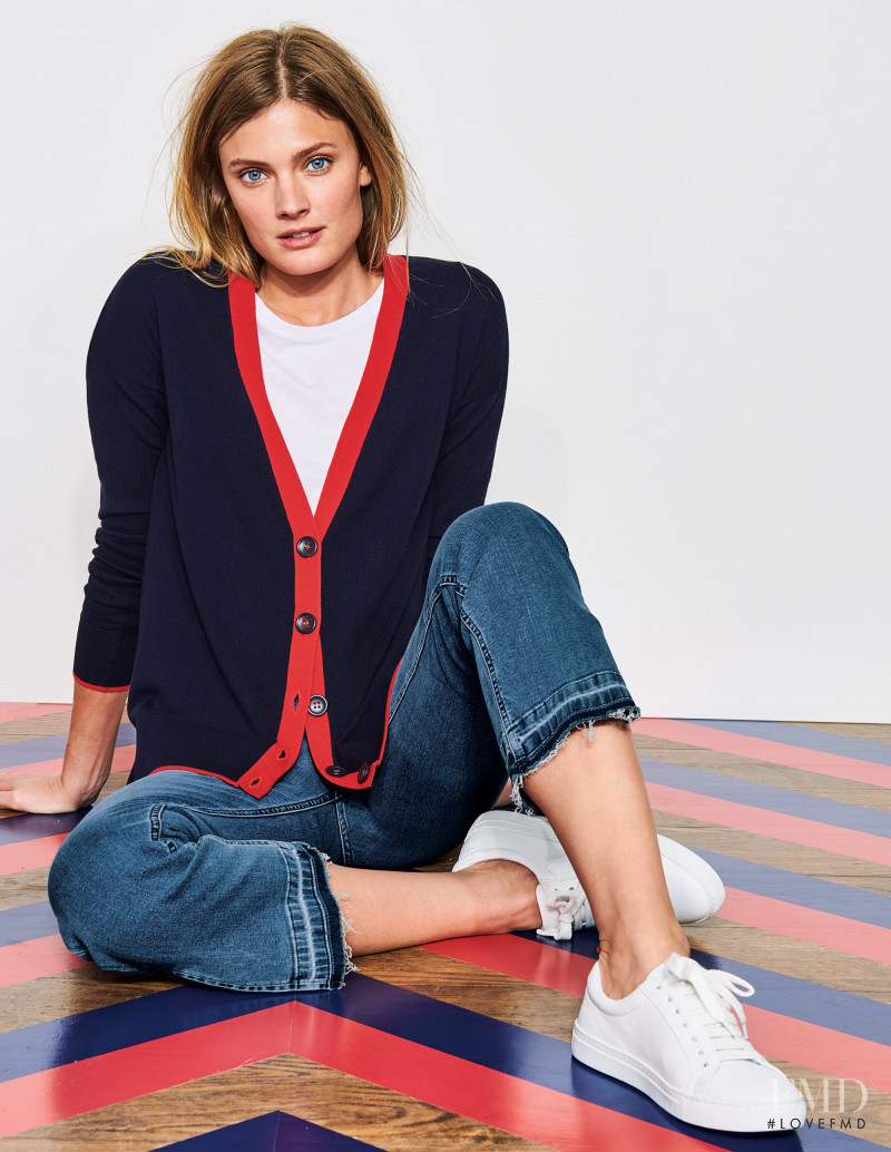 Constance Jablonski featured in  the Boden catalogue for Autumn/Winter 2018