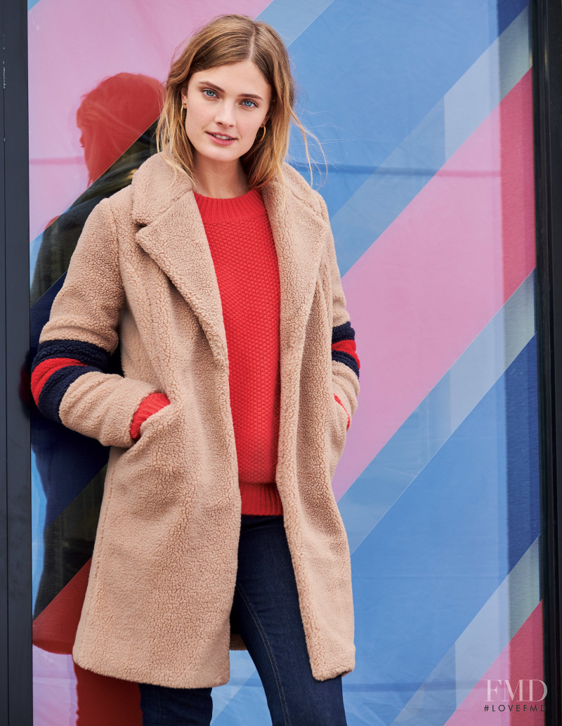 Constance Jablonski featured in  the Boden catalogue for Autumn/Winter 2018