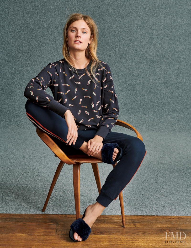 Constance Jablonski featured in  the Boden catalogue for Autumn/Winter 2018