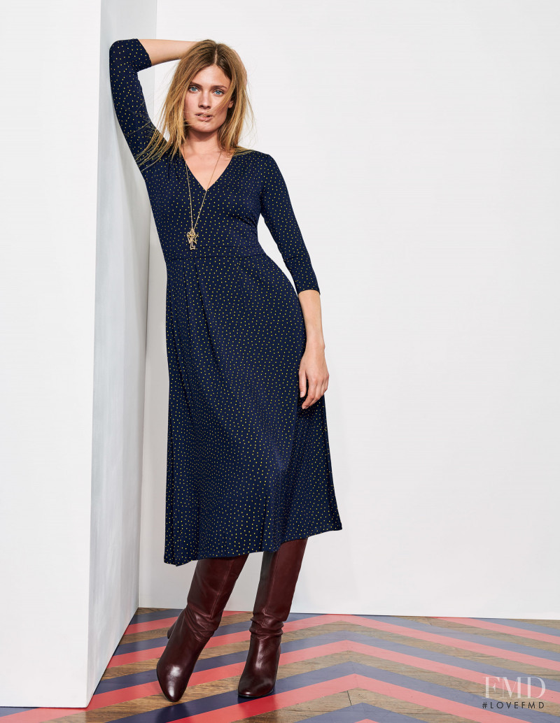 Constance Jablonski featured in  the Boden catalogue for Autumn/Winter 2018