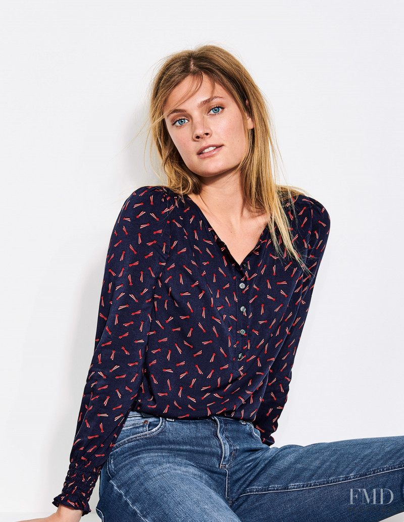 Constance Jablonski featured in  the Boden catalogue for Autumn/Winter 2018