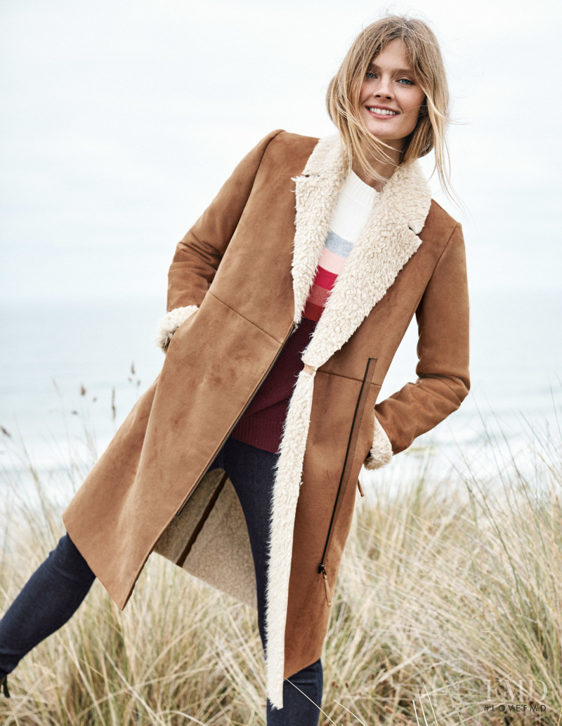 Constance Jablonski featured in  the Boden catalogue for Christmas 2018
