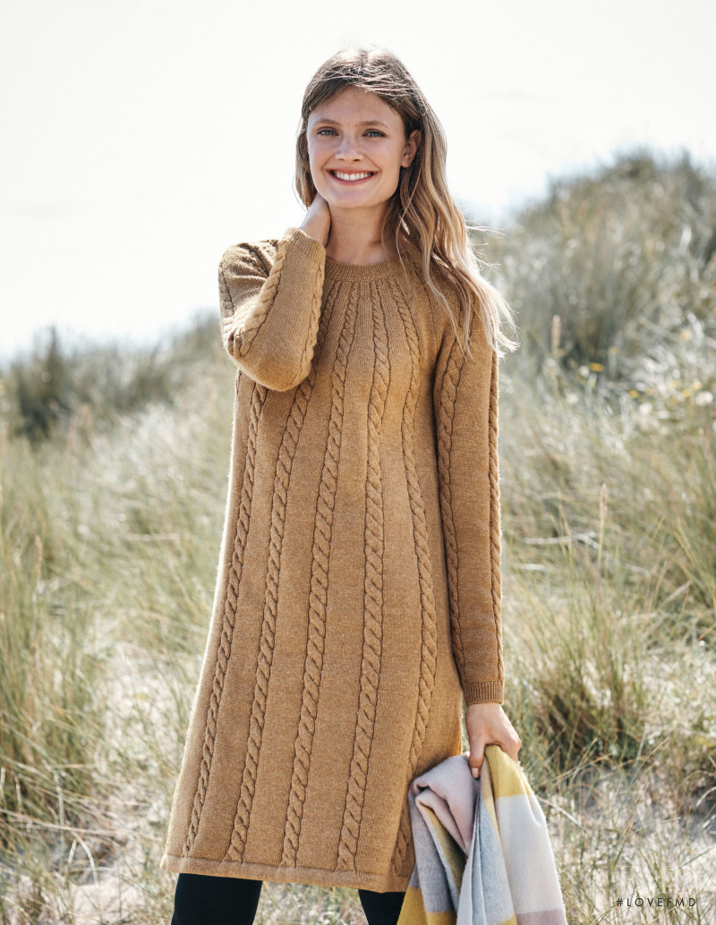 Constance Jablonski featured in  the Boden catalogue for Christmas 2018