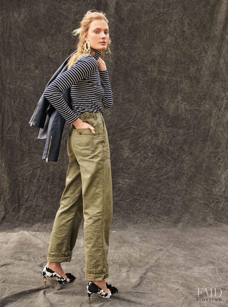 Constance Jablonski featured in  the J.Crew lookbook for Fall 2017