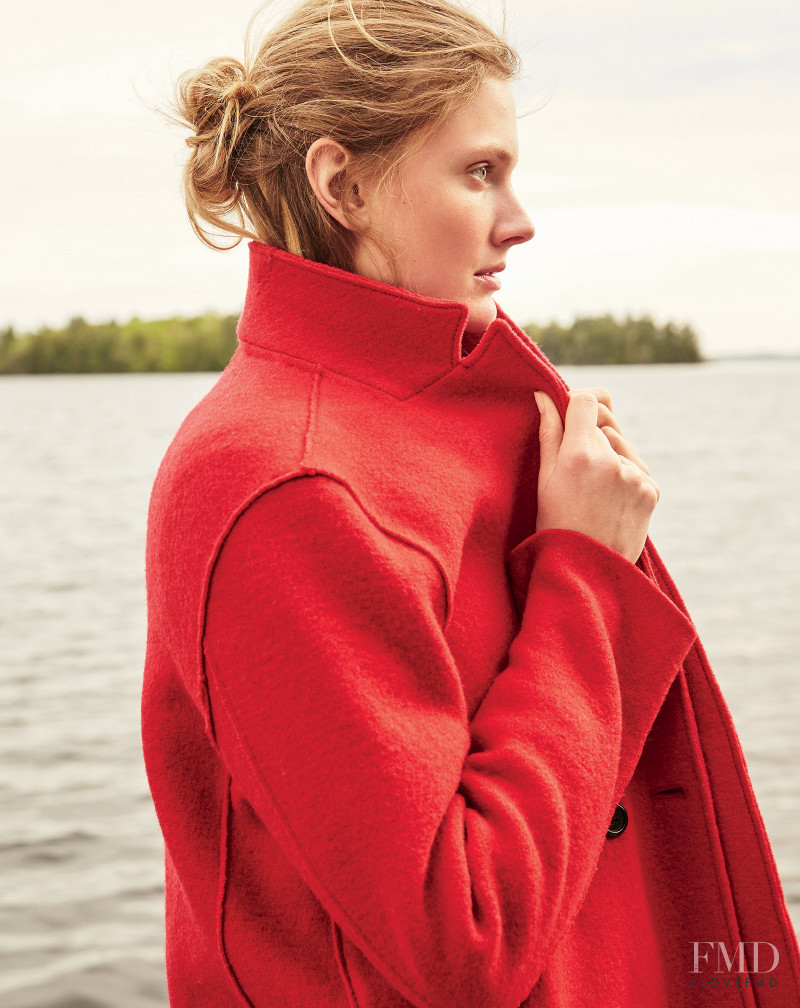 Constance Jablonski featured in  the J.Crew lookbook for Fall 2017