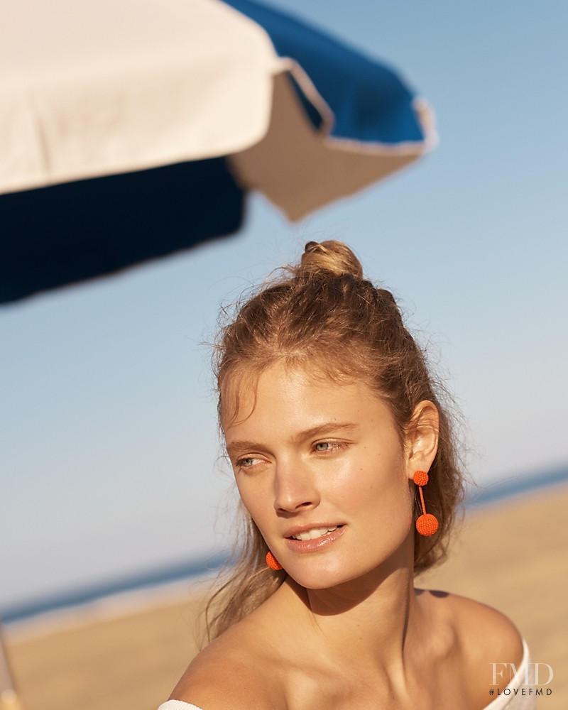 Constance Jablonski featured in  the Madewell L.A. Edition  lookbook for Summer 2017