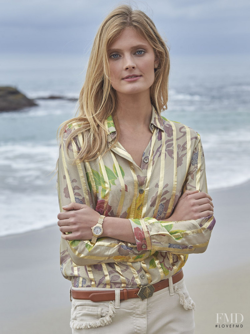 Constance Jablonski featured in  the Gorsuch catalogue for Spring/Summer 2017