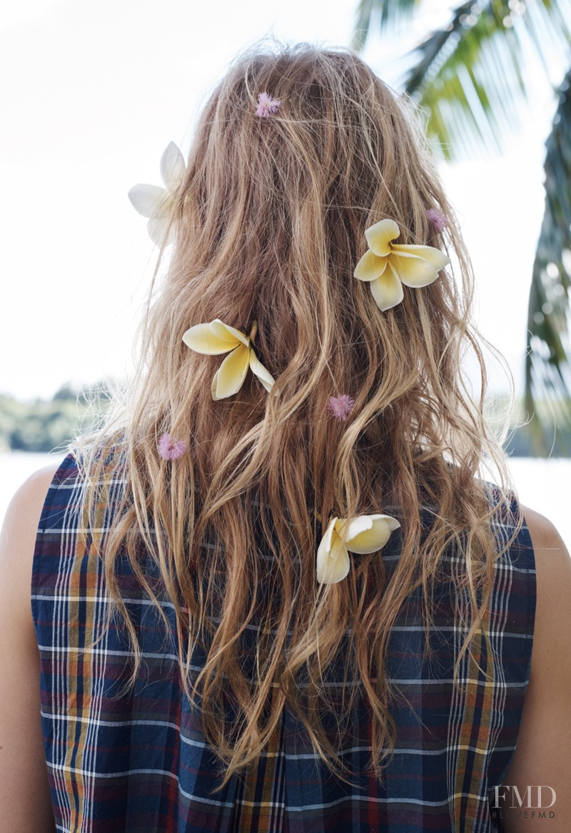 Constance Jablonski featured in  the Madewell lookbook for Summer 2016