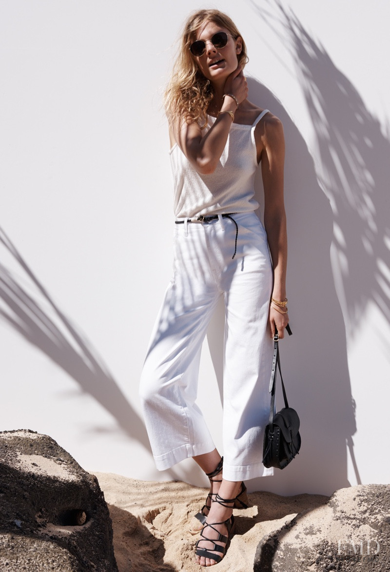 Constance Jablonski featured in  the Madewell lookbook for Summer 2016