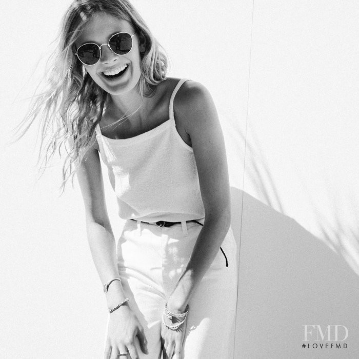 Constance Jablonski featured in  the Madewell lookbook for Summer 2016