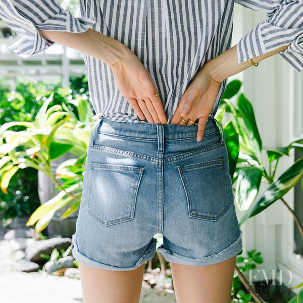 Constance Jablonski featured in  the Madewell lookbook for Spring 2016