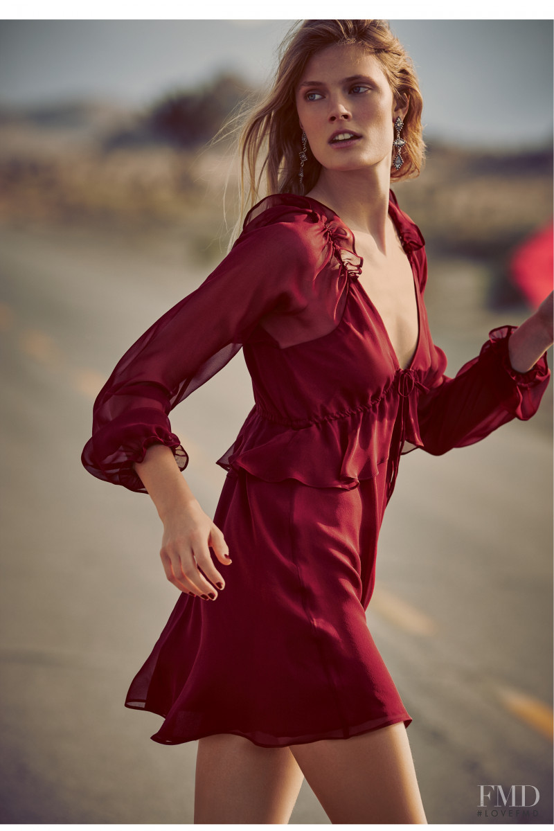 Constance Jablonski featured in  the Free People catalogue for Spring/Summer 2016